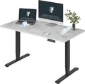 FLEXISPOT E6 3-Stage Dual Motor Electric Standing Desk 55 x 28 Sit Stand Up Desk by FlexiSpot