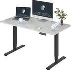 FLEXISPOT E6 3-Stage Dual Motor Electric Standing Desk 55 x 28 Sit Stand Up Desk by FlexiSpot