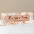 Personalized Name Plate for Desk, Custom Desk Name Plate, Acrylic Name Plate by EOBIBIFUN
