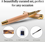 Ellington Pens Luxury Wood Fountain Pen Set – Extra Fine Nib - Image 2