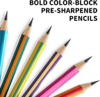 M&G Aurora Series 24 Pack 2B Triangular Wood-Cased Pencils, Pre-Sharpened - Image 3