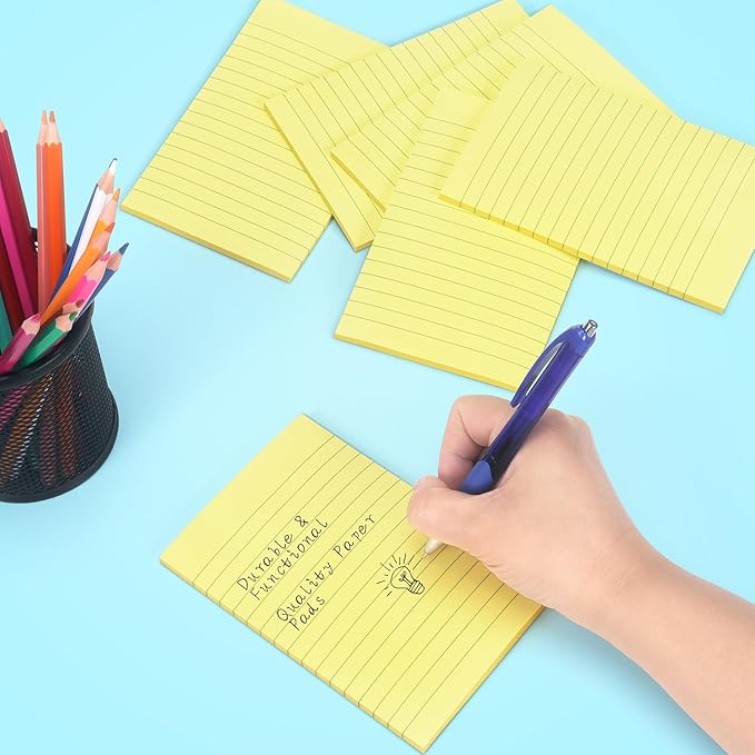 Early Buy 6 Pads Lined Sticky Notes - Image 6
