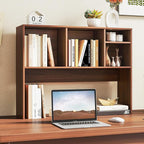 Tangkula Desktop Bookshelf, Countertop Storage Hutch - Image 5