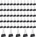 60 PCS Large Binder Clips – 2Inch 51mm Big Black Metal Paper Clamps, Extra by Unknown