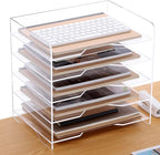 SANRUI Acrylic Paper Organizer Letter Tray by SANRUI
