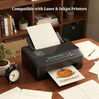 120 Sheets of Cardstock 8.5 x 11, Heavyweight Cover Cream Cardstock Printer - Image 3