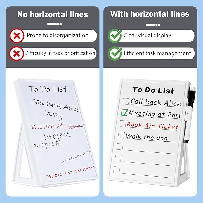 Desktop Dry Erase Board, Small Whiteboard - Image 4