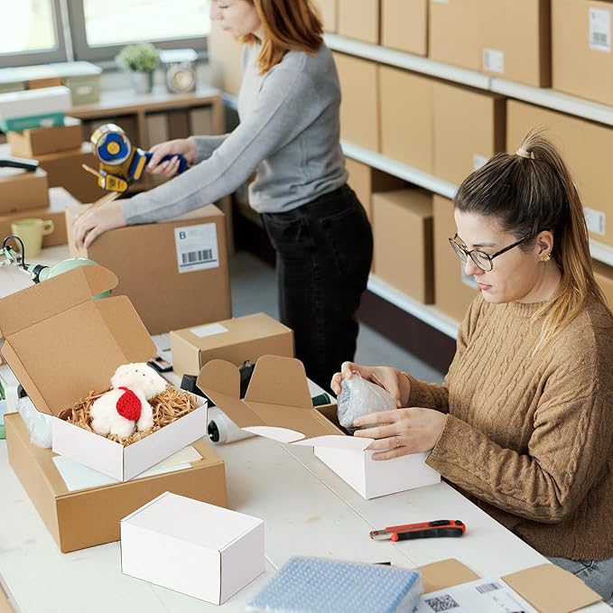 Eupako 30 Pack Small Shipping Boxes Assorted Sizes, Cardboard Boxes - Image 6