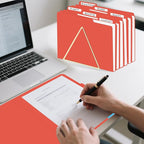 File Folder, HERKKA 30 Pack 1/3 Cut Tab File Folders, File Folders Great - Image 6