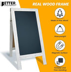 Better Office Products Magnetic A-Frame Chalkboard Sign, Extra Large 20" x 40" - Image 5