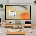ROCDEER Bamboo Monitor Stand Riser