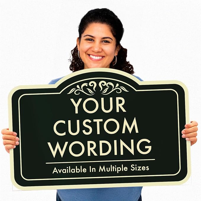 Custom Decorative Outdoor Metal Signs, Customized Driveway Signs, Waterproof - Image 8