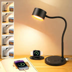 lifmira desk lamp with 2 usb charging ports, main product view