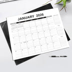 Desk Calendar 2026-2027 with Desk Mat – 22" x 17" Large Desk Pad Calendar Runs - Image 5