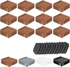 shouwuhho Furniture Risers, 12 Pack Bed Risers by EnjoyLifeEnjoyHappiness