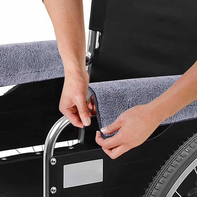 2 Pcs Wheelchair Armrest Pads Covers by Canwupon