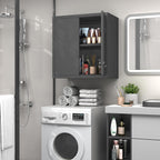 greatmeet locking metal garage wall cabinet with doors on a desk or shelf