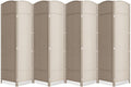 Cocosica 8 Panel Room Divider, 6Ft Folding Privacy Screen, Tall