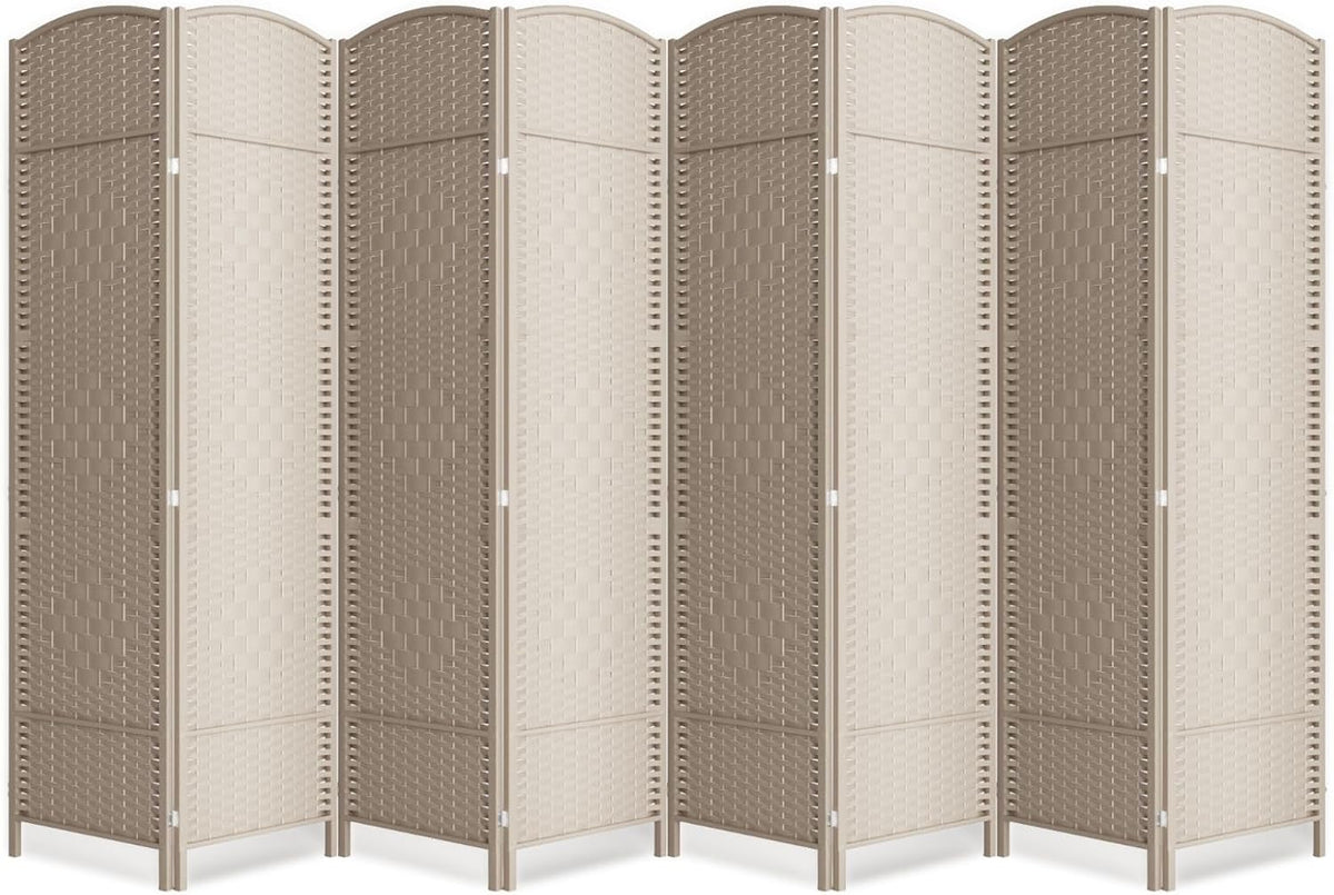 Cocosica 8 Panel Room Divider, 6Ft Folding Privacy Screen, Tall