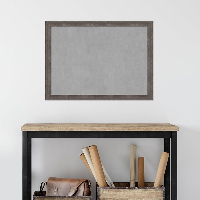 Amanti Art Grey Framed Magnetic Board 23x31 Medium Vision Board - Image 6