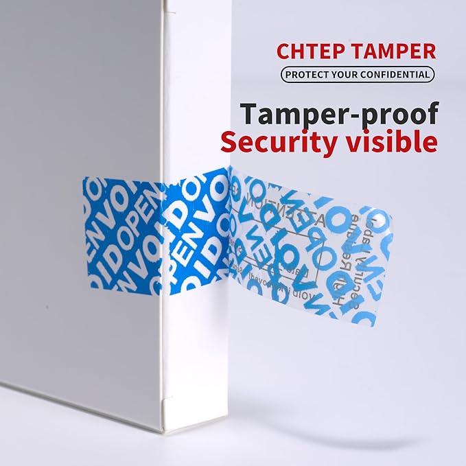 ChtepTamper 100 Pieces Total Transfer Tamper-Evident Stickers Security Labels - Image 6