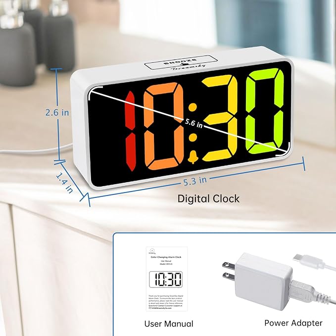 DreamSky Super Loud Alarm Clock - Image 7