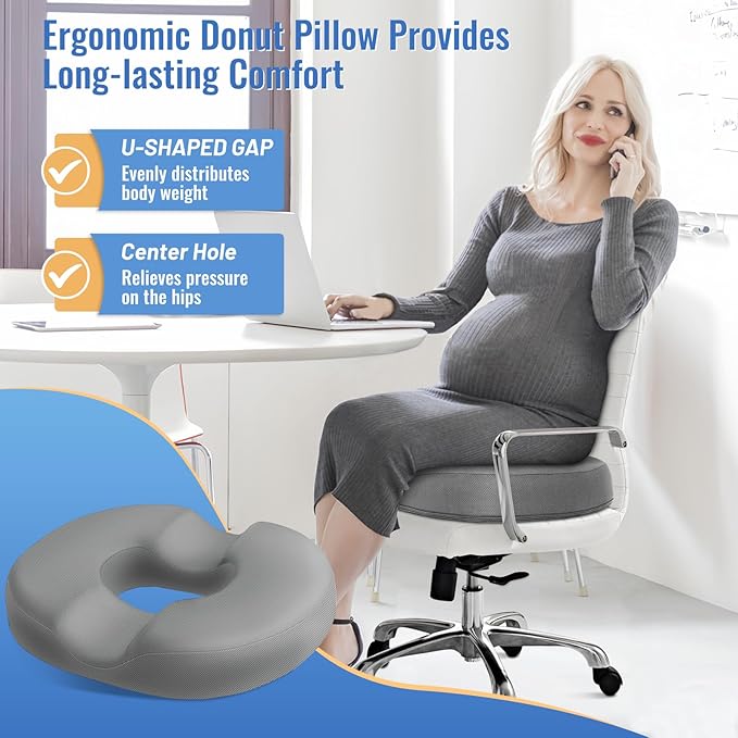 CloudBliss Donut Pillow Seat Cushion Chair Pad - Image 3