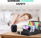 420W Charging Station for Multiple Devices, Zobirez 10-Port USB C Fast Charger - Image 4