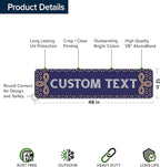 Custom Sign, Custom Street Sign, 11 Font Colors, 13 Font Styles, 4 Hole Options - Image 6