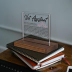 Vet Assistant Gifts, Thank You Appreciation Desk Sign - Image 2