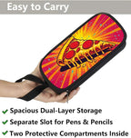 AnySmic Pizza Pencil Case for Boys Girls, Large Durable Pencil Pouch for Kids - Image 3