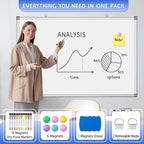 Grtard 36" x 24" Magnetic Dry Erase Whiteboard - Image 2