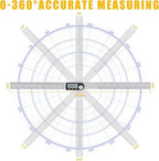 Delgada 8 inch/200mm Digital Angle Finder Ruler - Image 3
