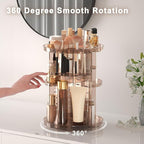 Rotating Makeup Organizer Countertop, DIY Adjustable Trays Spinning Skincare - Image 3