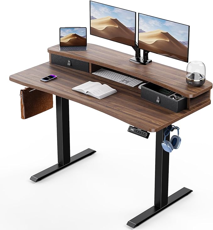 HUANUO 48″ x 24″ Electric Standing Desk by HUANUO