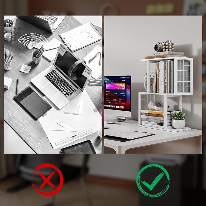 Vfelf Desktop Bookshelf Organizer - Image 6
