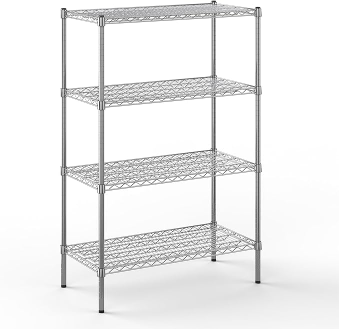 Regal Altair 18" Deep x 36" Wide x 54" Height Wire Shelving Kit | 4-Tier | NSF by Regal+Altair
