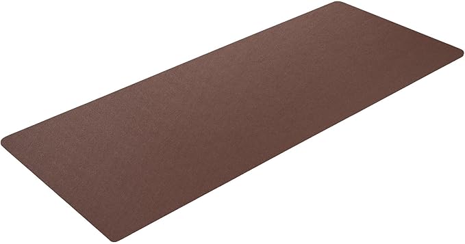 DACASSO Leatherette Keyboard/Mouse Desk Mat- Luxury Leatherette Desk Blotter - Image 2