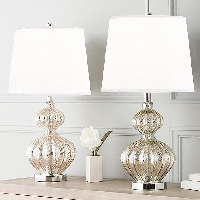 White Texture Lamp Shade Drum Lampshades Replacemnt - Image 7