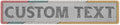 Custom Sign, Custom Street Sign, 11 Font Colors, 13 Font Styles, 4 Hole Options by MySignCenter