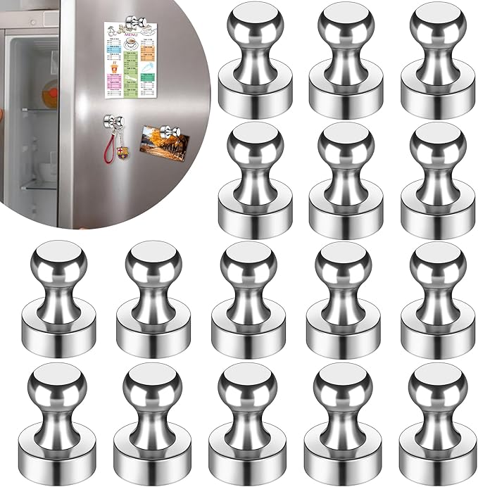LOVIMAG Fridge Magnets 16Pcs Refrigerator Whiteboard Small Strong Magnet by LOVIMAG