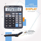 Premium Commercial 12-Digit Large Desktop Calculator - Image 3
