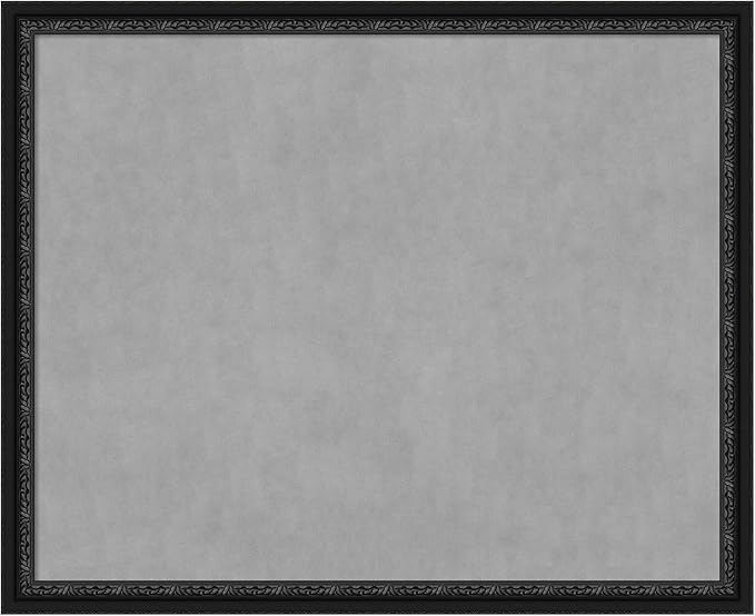 Amanti Art Black Framed Magnetic Board 36x44 X-Large Vision Board by AmantiArt