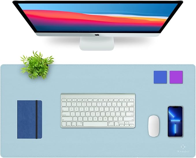 K KNODEL Desk Mat, Dual-Sided Office Desk Pad, Waterproof Desk Mat by K+KNODEL