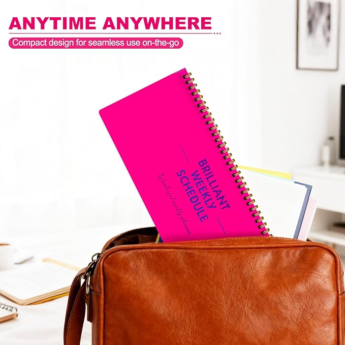 MOSA BEAR Undated Weekly Planner, 60-Week Horizontal Layout Desk Planner Daily - Image 8
