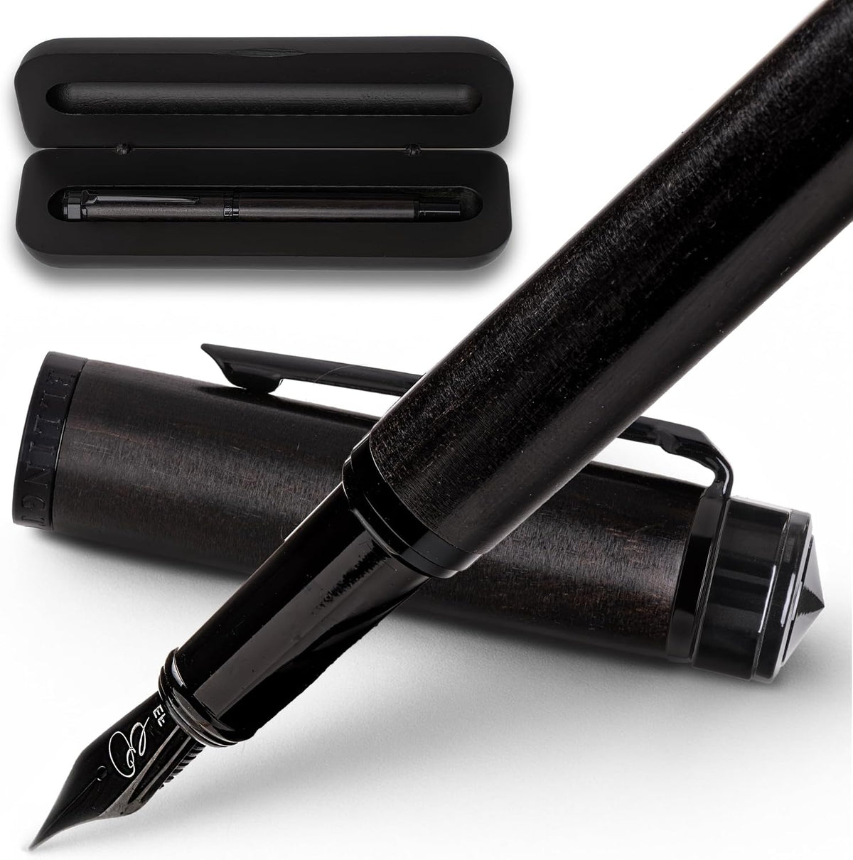 Ellington Pens Luxury Wood Fountain Pen Set – Extra Fine Nib