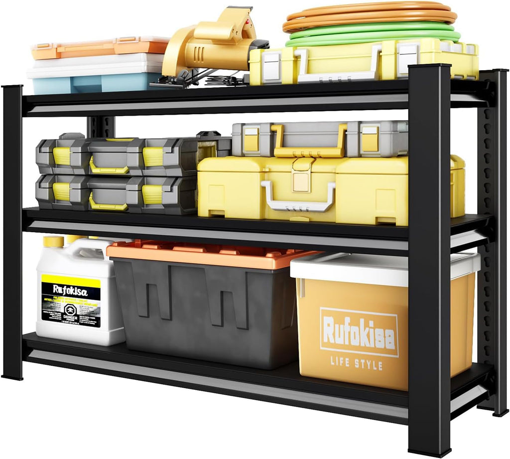 40" w garage shelving heavy duty，1500lbs loads adjustable, main product view