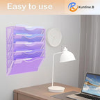 Kuntine.B Wall File Organizer Office Hanging Magazine Holder Wall File Organizer - Image 7