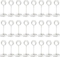 TecUnite 24 Pieces 3.35 Inch Table Number Holder Place Card Photo Holder by TecUnite
