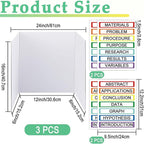 Trifold Display Boards with Colorful Self-Adhesive Sheets – 24 x 16 Inch - Image 2